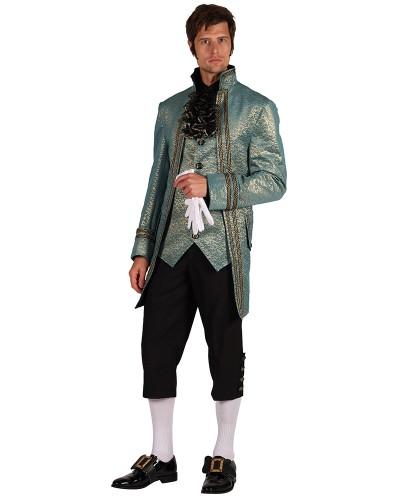 Déguisement de marquis de Versailles – Costume turquoise  baroque luxe homme