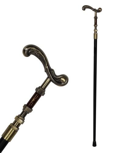 Canne de marche de gentleman, steampunk ou dandy.