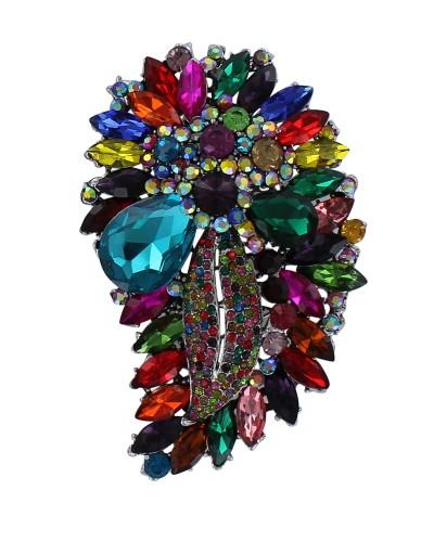 Broche de luxe Fleur de diamant