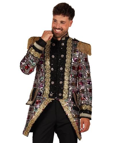 Manteau Gentleman à paillettes miroir