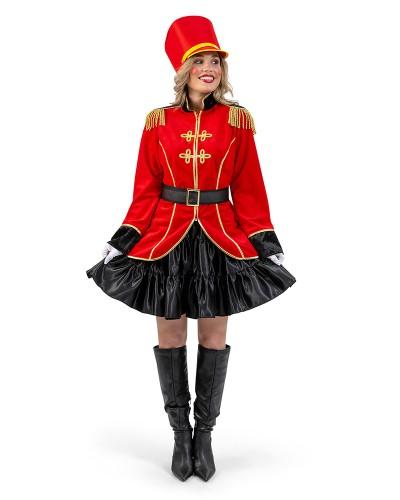 Costume Dame Casse-Noisette rouge et or – tenue de parade de Noë