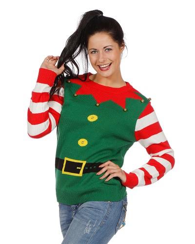 Pull de Noël Vert Elfe