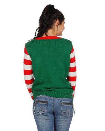 Pull de Noël Vert Elfe