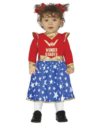 Déguisement Super Héroïne Bébé – Robe Wonder Baby