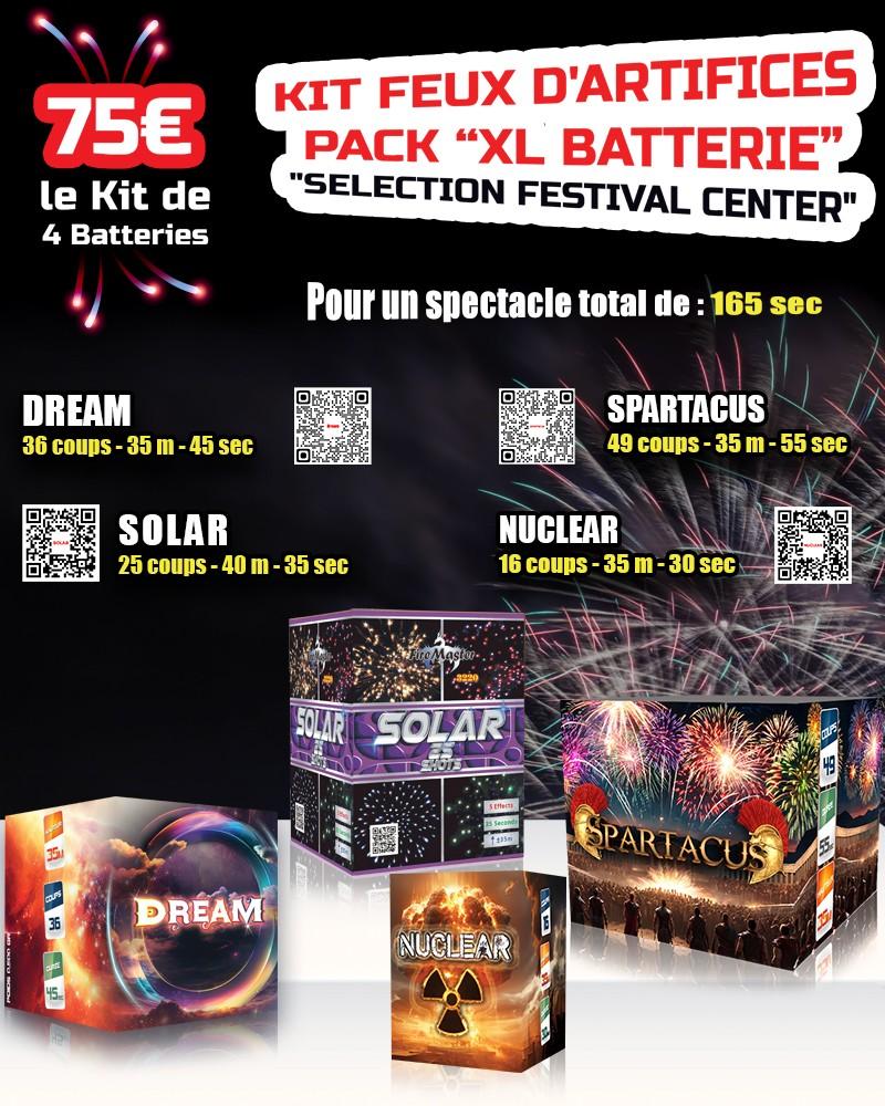 Pack Artifices XL batterie