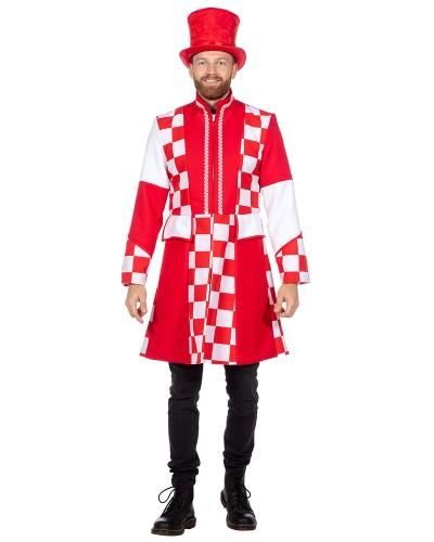 Veste Brabant rouge et blanche homme