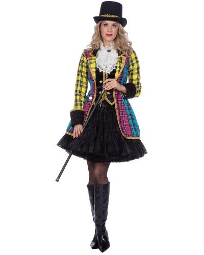 Veste écossaise à carreaux multicolores femme