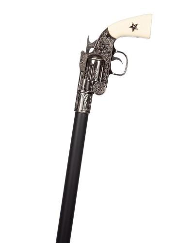 Canne de marche à pistolet avec étoile