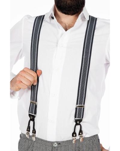 Bretelles Rockabilly à rayures