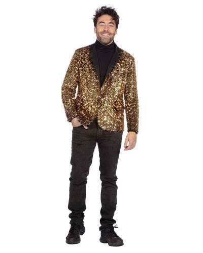 Veste colbert luxe à paillettes homme – 3 coloris au choix