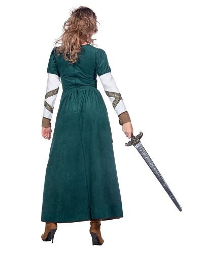 Déguisement de femme Guerrière Viking robe longue