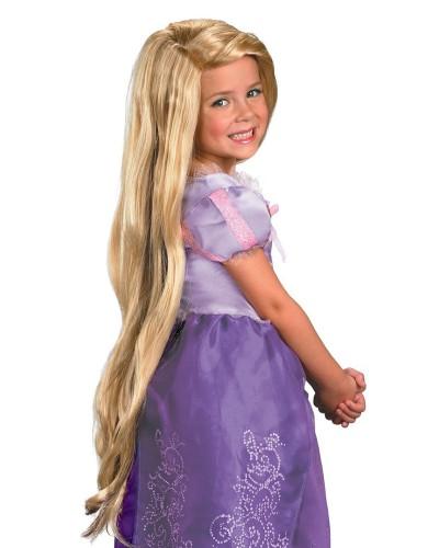 Perruque longue Enfant Princesse Raiponce Disney