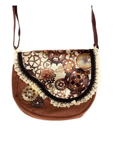 Sac à bandoulière engrenages