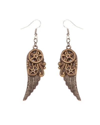 Boucles d’oreilles ailes mécaniques