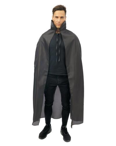 Cape noire avec col – 130 cm