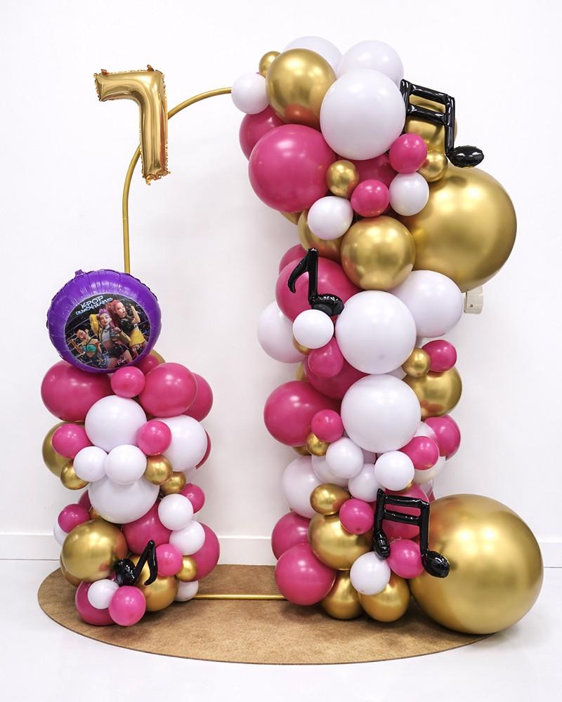 Montage Ballons Petite Porte K-Pop Personnalisable