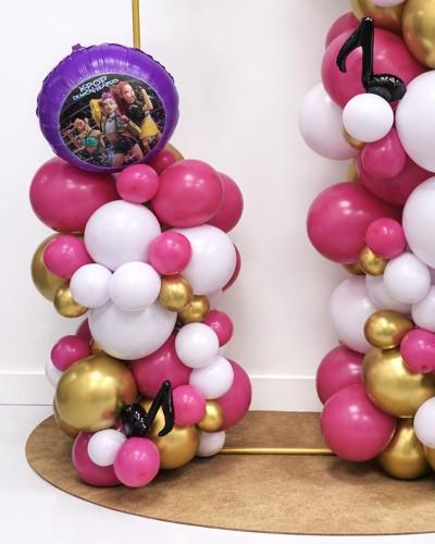 Montage Ballons Petite Porte K-Pop Personnalisable