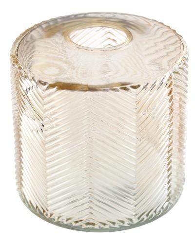 Vase géométrique en verre