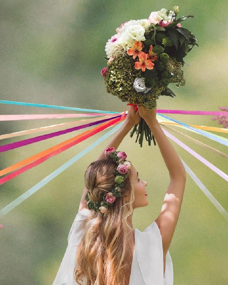 Jeu des rubans mariage – 15 rubans de 3 m