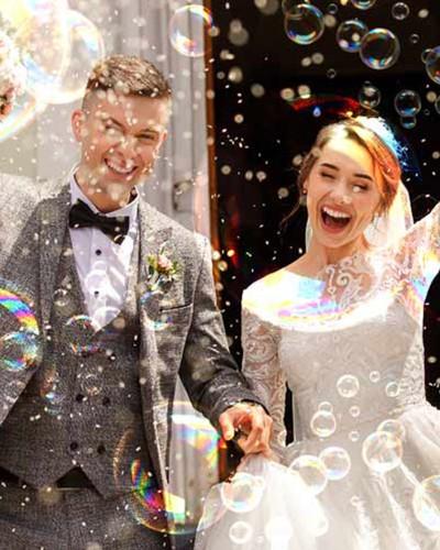 Machine à bulles mariage