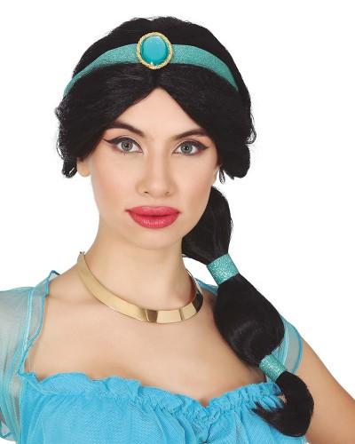 Perruque princesse orientale noire adulte
