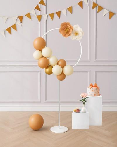 Support à ballons cercle – structure décorative sur pied