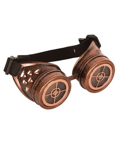 Lunettes steampunk bronze