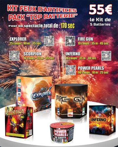 Kit artifices Pack Top Batterie