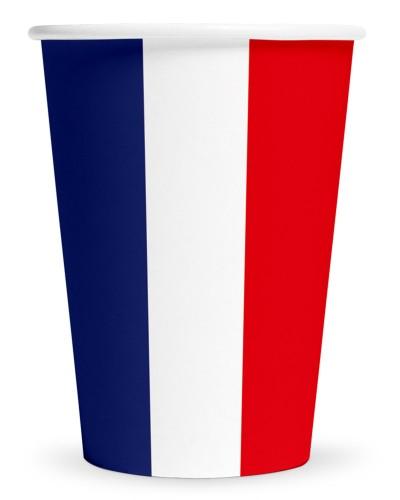 8 Gobelets en papier France 210 ml