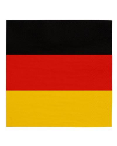 20 Serviettes en papier Allemagne 33 x 33 cm