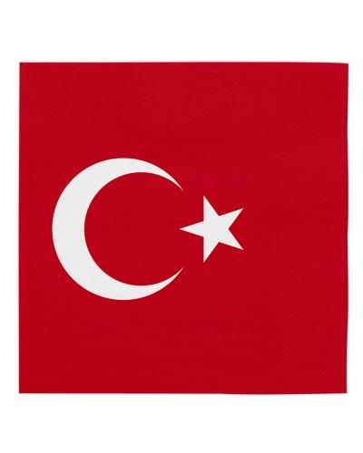 20 Serviettes en papier Turquie 33 x 33 cm