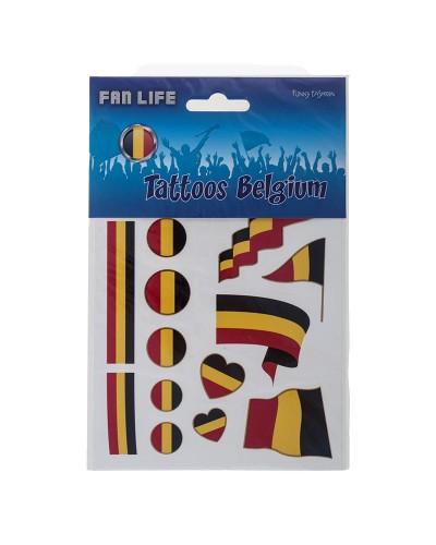 Tatouages Belgique supporters – Stickers temporaires