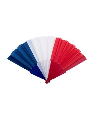 Éventail supporters France tricolore