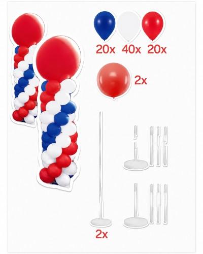 Kit 2 Colonnes Ballons France