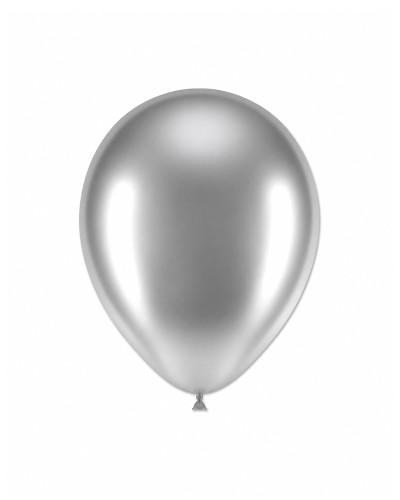 Ballons argent brillants 5″ 100 pcs
