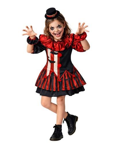 Déguisement clown d’Halloween fille