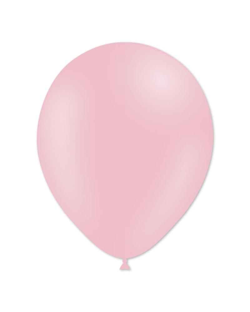Ballons latex rose bébé mat 12″ – Ø 30 cm – Sachet de 100 pièces