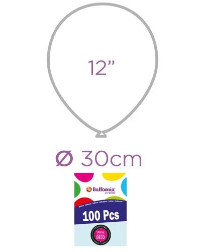 Ballons latex lavande mat 12″ – Ø 30 cm – Sachet de 100 pièces