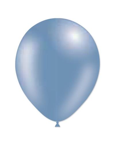 Ballons latex bleu vintage 12″ – Ø 30 cm – Sachet de 100 pièces
