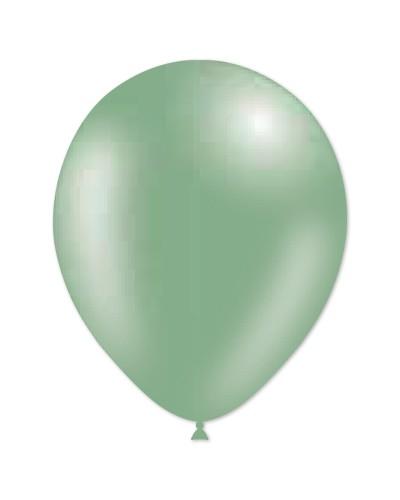 Ballons latex vert vintage 12″ – Ø 30 cm – Sachet de 100 pièces
