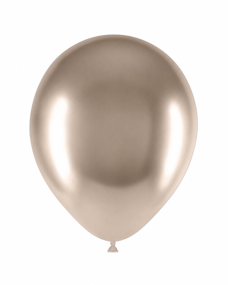 Ballons latex beige brillant 12″ – Ø 30 cm – Sachet de 50 pièces