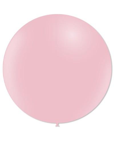 Ballons latex ronds rose bébé mat 23″ – Ø 60 cm – Sachet de 10 pièces