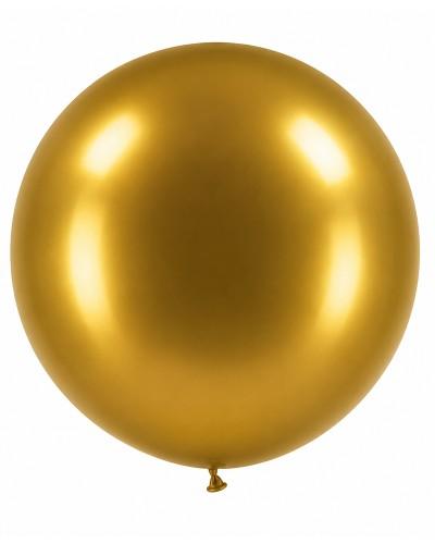 Ballons latex ronds or brillant 23″ – Ø 60 cm – Sachet de 5 pièces