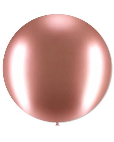 Ballons latex ronds rose or brillant 23″ – Ø 60 cm – Sachet de 5 pièces