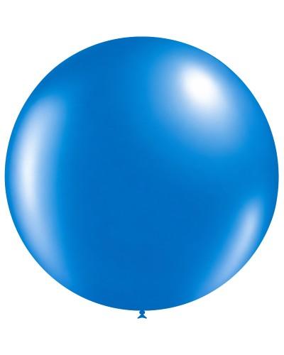 Ballons latex ronds bleus standard 36″ – Ø 91 cm – Sachet de 10 pièces