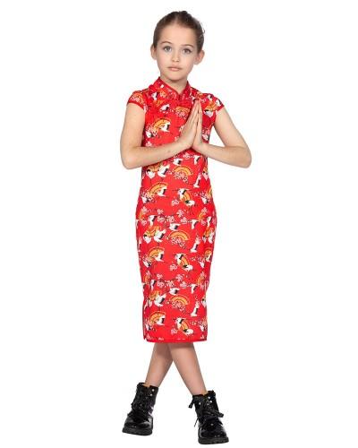 Déguisement robe chinoise enfant