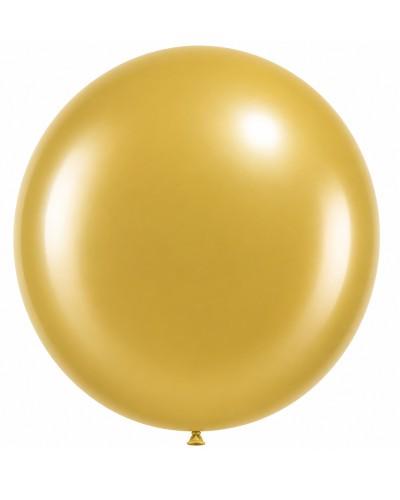Ballons ronds moutarde vintage 36″ 10 pcs