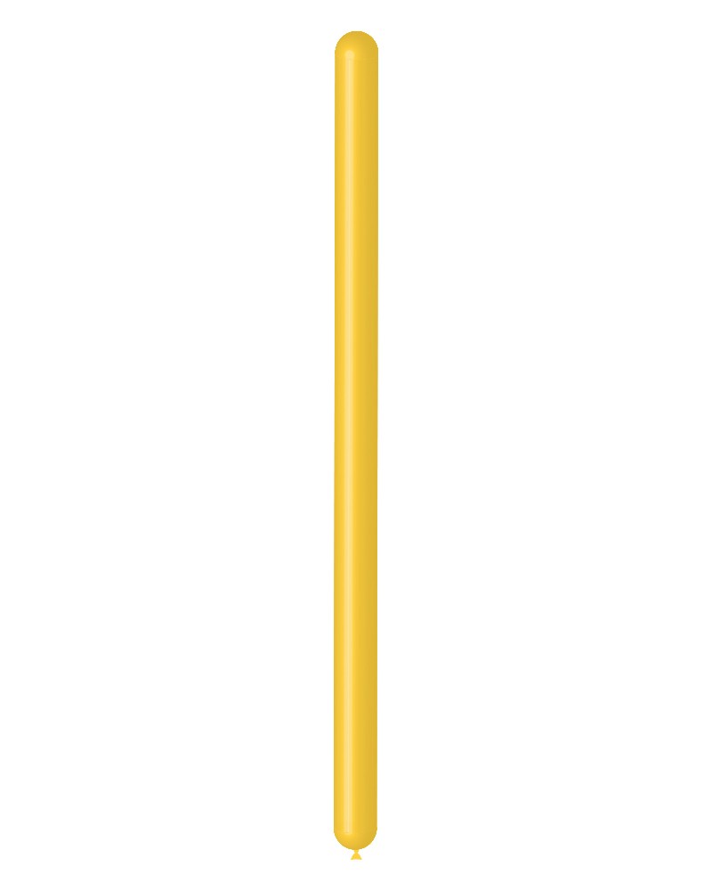 Ballon de modelage 260 jaune standard 100 pcs