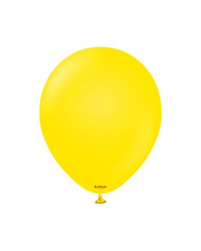 Ballons jaune citron 5" Kalisan 100 pcs