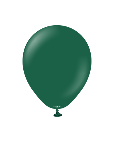 Ballons vert sapin 5" Kalisan 100 pcs